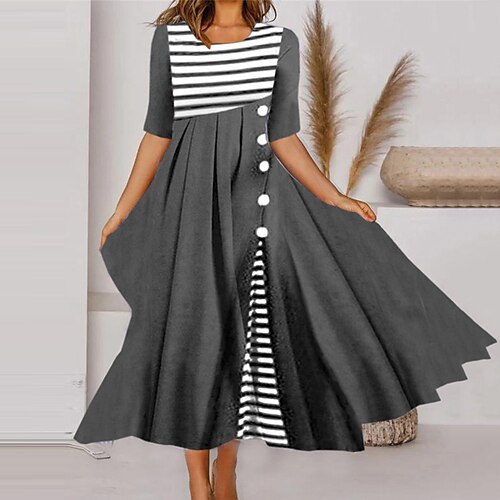 Damen Casual kleid Schaukelkleid Midikleid Grau Langarm Gestreift Taste Herbst Rundhalsausschnitt winterkleider damen herbstkleider S M L XL XXL
Damen Casual kleid Schaukelkleid Midikleid Grau Langarm Gestreift Taste Herbst Rundhalsausschnitt winterkleider damen herbstkleider S M L XL XXL