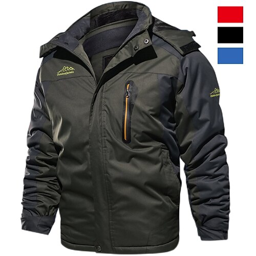 Men's Hoodie Jacket Ski Jacket Hiking Fleece Jacket Winter Outdoor Thermal Warm Waterproof Windproof Quick Dry Winter Jacket Coat Top Skiing Camping / Hiking Hunting Blue Green Black Red / Breathable
Men's Hoodie Jacket Ski Jacket Hiking Fleece Jacket Winter Outdoor Thermal Warm Waterproof Windproof Quick Dry Winter Jacket Coat Top Skiing Camping / Hiking Hunting Blue Green Black Red / Breathable