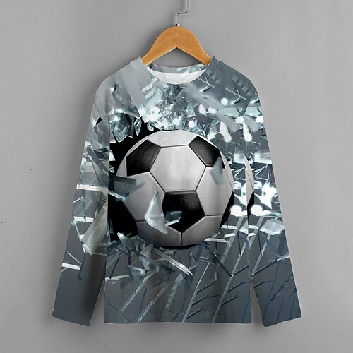 World Cup Kids Boys T shirt Football 3D Print Long Sleeve Active 4-12 Years Summer Green
World Cup Kids Boys T shirt Football 3D Print Long Sleeve Active 4-12 Years Summer Green