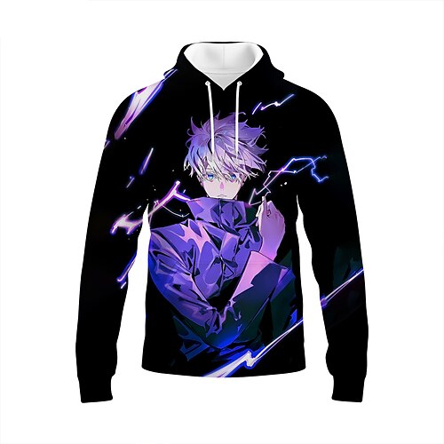 Inspired by Jujutsu Kaisen Gojo Satoru Hoodie Back To School Anime Kawaii Hoodie For Unisex All Couple's Kid's Adults' 3D Print 100% Polyester
Inspired by Jujutsu Kaisen Gojo Satoru Hoodie Back To School Anime Kawaii Hoodie For Unisex All Couple's Kid's Adults' 3D Print 100% Polyester