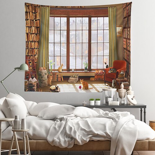 Window Shelf Wall Tapestry Art Decor Blanket Curtain Hanging Home Bedroom Living Room Decoration Polyester
Window Shelf Wall Tapestry Art Decor Blanket Curtain Hanging Home Bedroom Living Room Decoration Polyester