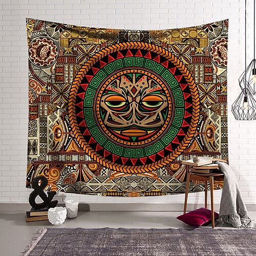 Tiki afrikanischer großer Wandteppich, Kunstdekor, Decke, Vorhang, zum Aufhängen, Zuhause, Schlafzimmer, Wohnzimmer, Dekoration, Polyester
Tiki afrikanischer großer Wandteppich, Kunstdekor, Decke, Vorhang, zum Aufhängen, Zuhause, Schlafzimmer, Wohnzimmer, Dekoration, Polyester
