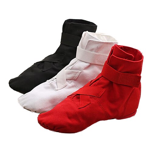 Women's Jazz Shoes Dance Shoes Indoor Practice Flat Flat Heel Lace-up White Black Red / Girls'
Women's Jazz Shoes Dance Shoes Indoor Practice Flat Flat Heel Lace-up White Black Red / Girls'