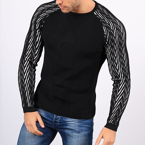 Men's Sweater Pullover Sweater Jumper Knit Knitted Solid Color Crew Neck Stylish Vintage Style Daily Clothing Apparel Winter Fall Black S M L
Men's Sweater Pullover Sweater Jumper Knit Knitted Solid Color Crew Neck Stylish Vintage Style Daily Clothing Apparel Winter Fall Black S M L