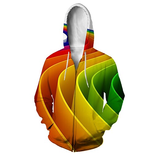 Homens Moletom Moletom zip Up com capuz Arco-íris Com Capuz Animal 3D Casual Diário Impressão 3D Casual Outono inverno Roupa Moletons Moletons Manga Longa Ajuste Largo
Homens Moletom Moletom zip Up com capuz Arco-íris Com Capuz Animal 3D Casual Diário Impressão 3D Casual Outono inverno Roupa Moletons Moletons Manga Longa Ajuste Largo