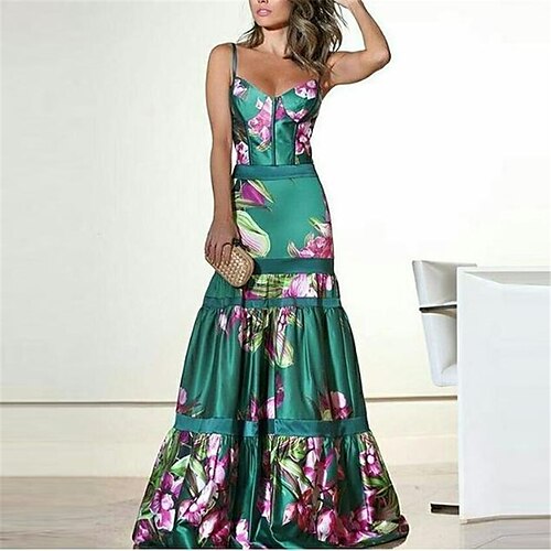 Women's Party Dress Swing Dress Emerald Green Dress Long Dress Maxi Dress Green Navy Blue Sleeveless Floral Backless Spring Summer V Neck Party Slim 2022 S M L XL XXL 3XL
Women's Party Dress Swing Dress Emerald Green Dress Long Dress Maxi Dress Green Navy Blue Sleeveless Floral Backless Spring Summer V Neck Party Slim 2022 S M L XL XXL 3XL
