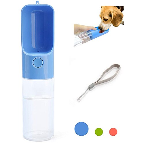 

Dog Water Bottle, Leak Proof Portable Puppy Water Dispenser with Drinking Feeder for Pets Outdoor Walking, Hiking, Travel