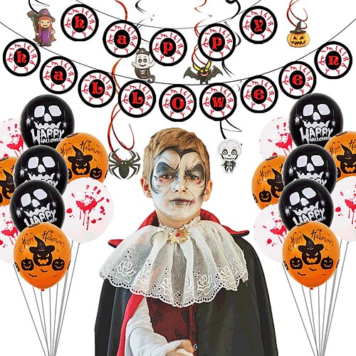 Halloween Balloons Set Round Black Orange Latex Balloons for Halloween Party Decoration Balloons
Halloween Balloons Set Round Black Orange Latex Balloons for Halloween Party Decoration Balloons
