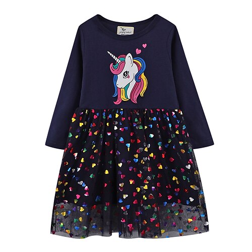Meninas Vestido T shirt Vestido De Tule Manga Longa Unicórnio Gráfico impresso em 3D Vestidos Estilo bonito Casual Altura dos Joelhos Algodão Vestido Outono Infantil Casual Diário Normal Com
Meninas Vestido T shirt Vestido De Tule Manga Longa Unicórnio Gráfico impresso em 3D Vestidos Estilo bonito Casual Altura dos Joelhos Algodão Vestido Outono Infantil Casual Diário Normal Com