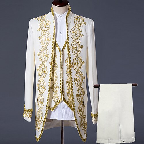 Nero Bianco Uomo Feste Graduazione Smoking Set 3 pezzi Mandarino Goffrato Taglio sartoriale Monopetto - 3 bottoni 2023
Nero Bianco Uomo Feste Graduazione Smoking Set 3 pezzi Mandarino Goffrato Taglio sartoriale Monopetto - 3 bottoni 2023