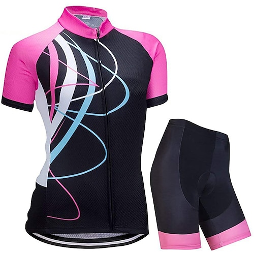 21Grams Women's Cycling Jersey with Shorts Short Sleeve Mountain Bike MTB Road Bike Cycling Green Black Yellow Stripes Bike Clothing Suit 3D Pad Breathable Quick Dry Moisture Wicking Back Pocket
21Grams Women's Cycling Jersey with Shorts Short Sleeve Mountain Bike MTB Road Bike Cycling Green Black Yellow Stripes Bike Clothing Suit 3D Pad Breathable Quick Dry Moisture Wicking Back Pocket