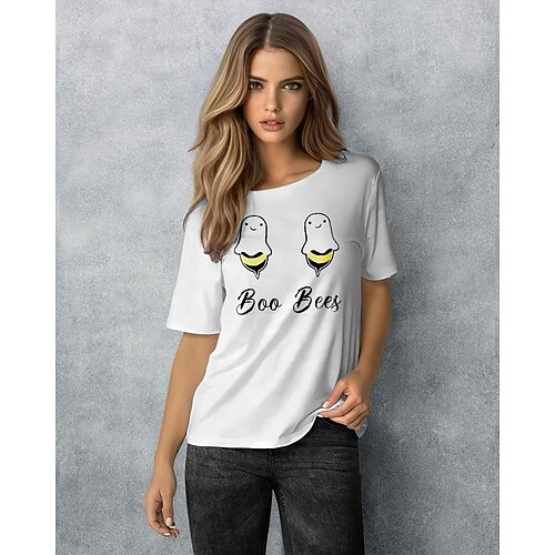 Women's T shirt Tee Green Pink Wine Graphic Letter Print Short Sleeve Daily Weekend Basic Round Neck 100% Cotton Slim S / Summer
Women's T shirt Tee Green Pink Wine Graphic Letter Print Short Sleeve Daily Weekend Basic Round Neck 100% Cotton Slim S / Summer