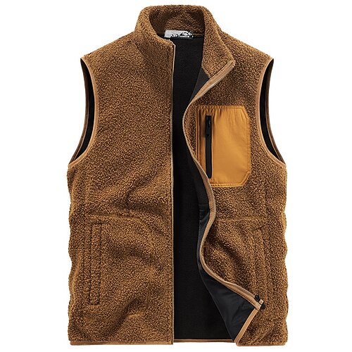 Men's Fishing Vest Hiking Vest Hiking Fleece Vest Polar Fleece Winter Outdoor Thermal Warm Windproof Quick Dry Lightweight Outerwear Winter Jacket Trench Coat Skiing Ski / Snowboard Fishing 2366 dark
Men's Fishing Vest Hiking Vest Hiking Fleece Vest Polar Fleece Winter Outdoor Thermal Warm Windproof Quick Dry Lightweight Outerwear Winter Jacket Trench Coat Skiing Ski / Snowboard Fishing 2366 dark