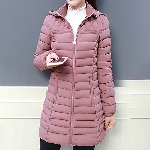 Women's Puffer Jacket Winter Jacket Winter Coat School Outdoor Office Winter Fall Long Coat Stand Collar Regular Fit Warm Simple Casual Jacket Long Sleeve Solid Color Pure Color with Pockets caramel
Women's Puffer Jacket Winter Jacket Winter Coat School Outdoor Office Winter Fall Long Coat Stand Collar Regular Fit Warm Simple Casual Jacket Long Sleeve Solid Color Pure Color with Pockets caramel