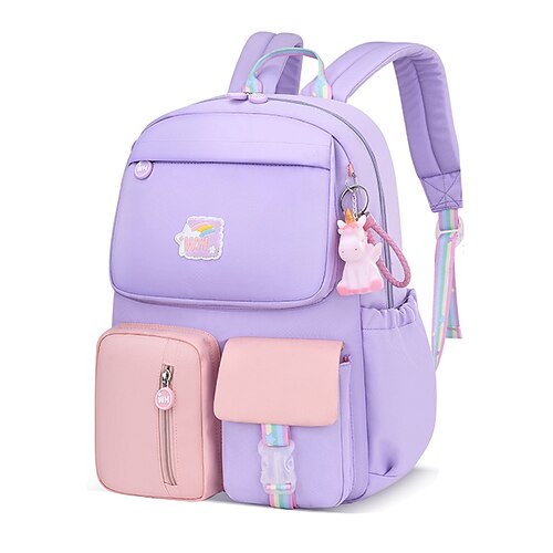 Unisex School Bag Bookbag Oxford Cloth Nylon Color Block Large Capacity Waterproof Buttons Zipper Sports & Outdoor School Blue Purple Pink Dark Blue
Unisex School Bag Bookbag Oxford Cloth Nylon Color Block Large Capacity Waterproof Buttons Zipper Sports & Outdoor School Blue Purple Pink Dark Blue