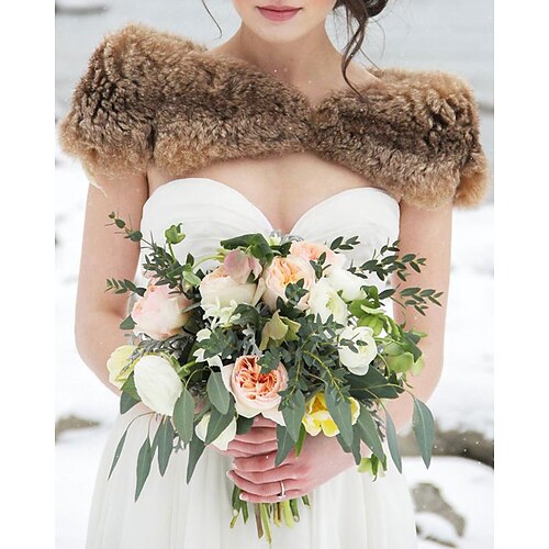 Senza maniche Elegante Ecopelliccia Ricevimento di matrimonio Stole da donna Con Tinta unita
Senza maniche Elegante Ecopelliccia Ricevimento di matrimonio Stole da donna Con Tinta unita