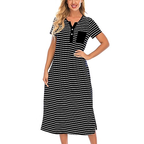 Per donna Pigiami Camicia da notte Notturno Pjs Banda Comoda Feste Interni Giornaliero Cotone Regalo Manica corta Primavera Estate Blu reale Grigio
Per donna Pigiami Camicia da notte Notturno Pjs Banda Comoda Feste Interni Giornaliero Cotone Regalo Manica corta Primavera Estate Blu reale Grigio