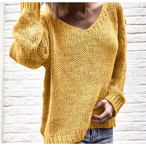 Mujer Suéter de punto Puente Croché Tejer De Punto Delgado Color sólido Escote en Pico Básico Elegante Diario Festivos Invierno Otoño Bleu Ciel Rosa S M L / Manga Larga / Casual / Ajuste regular
Mujer Suéter de punto Puente Croché Tejer De Punto Delgado Color sólido Escote en Pico Básico Elegante Diario Festivos Invierno Otoño Bleu Ciel Rosa S M L / Manga Larga / Casual / Ajuste regular