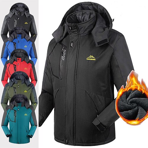 Men's Hoodie Jacket Ski Jacket Hiking Fleece Jacket Winter Outdoor Thermal Warm Windproof Fleece Lining Quick Dry Outerwear Windbreaker Trench Coat Skiing Ski / Snowboard Fishing 1688 Male Army Green
Men's Hoodie Jacket Ski Jacket Hiking Fleece Jacket Winter Outdoor Thermal Warm Windproof Fleece Lining Quick Dry Outerwear Windbreaker Trench Coat Skiing Ski / Snowboard Fishing 1688 Male Army Green
