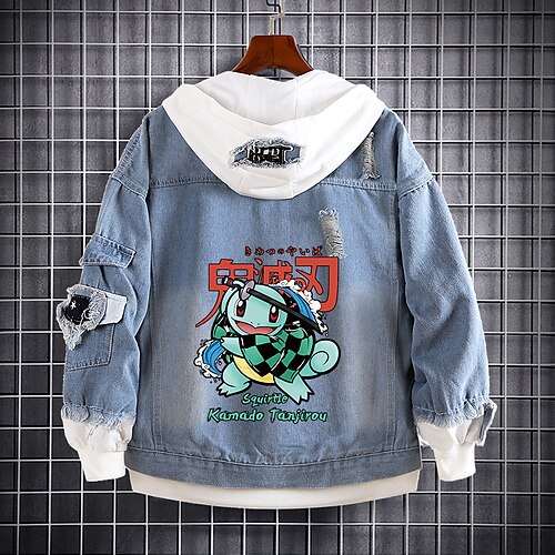 Inspired by Demon Slayer Kamado Nezuko Agatsuma Zenitsu Kamado Tanjirou Anime Cartoon Manga Anime Denim Jacket Harajuku Kawaii Coat For Men's Women's Unisex Adults' Hot Stamping Denim
Inspired by Demon Slayer Kamado Nezuko Agatsuma Zenitsu Kamado Tanjirou Anime Cartoon Manga Anime Denim Jacket Harajuku Kawaii Coat For Men's Women's Unisex Adults' Hot Stamping Denim
