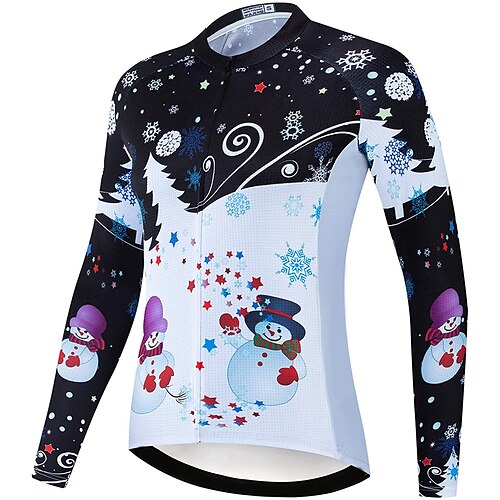 21Grams Women's Long Sleeve Cycling Jersey Spandex Polyester BlackWhite Funny Ugly Christmas funny christmas Bike Top Mountain Bike MTB Road Bike Cycling Breathable Quick Dry Moisture Wicking Sports
21Grams Women's Long Sleeve Cycling Jersey Spandex Polyester BlackWhite Funny Ugly Christmas funny christmas Bike Top Mountain Bike MTB Road Bike Cycling Breathable Quick Dry Moisture Wicking Sports