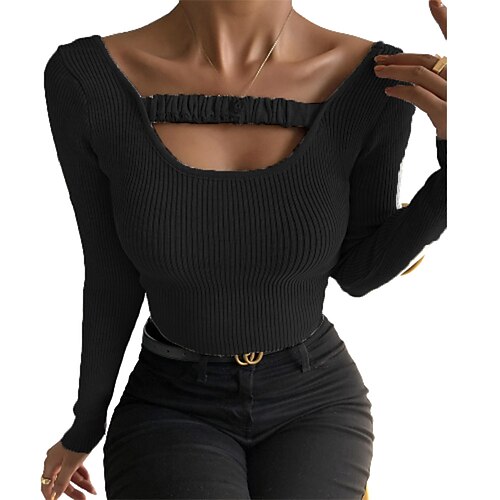 Women's Plain Casual Weekend T shirt Tee Long Sleeve U Neck Basic Essential Tops Slim White Black Gray S
Women's Plain Casual Weekend T shirt Tee Long Sleeve U Neck Basic Essential Tops Slim White Black Gray S