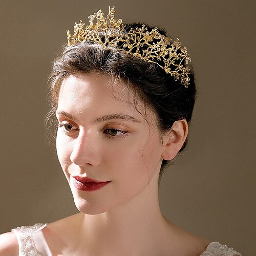 Rhinestone / Alloy Crown Tiaras / Headbands with Crystal / Rhinestone / Split Joint / Trim 1 PC Wedding / Party / Evening Headpiece
Rhinestone / Alloy Crown Tiaras / Headbands with Crystal / Rhinestone / Split Joint / Trim 1 PC Wedding / Party / Evening Headpiece