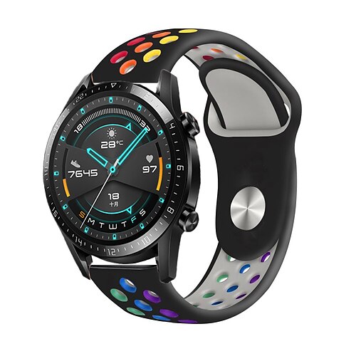 Smart Watch Band for Samsung Galaxy Gear S2 Classic Watch 42mm Watch 3 41mm Watch Active 2 40mm / 44mm, Watch Active 40mm Watch 3 45mm, Watch 46mm Silicone Smartwatch Strap Elastic Breathable Sport
Smart Watch Band for Samsung Galaxy Gear S2 Classic Watch 42mm Watch 3 41mm Watch Active 2 40mm / 44mm, Watch Active 40mm Watch 3 45mm, Watch 46mm Silicone Smartwatch Strap Elastic Breathable Sport