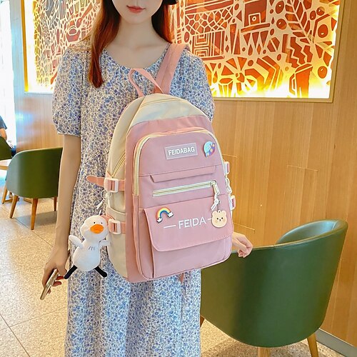 Bag School Backpack Bookbag Cartoon Animal for Student Waterproof Cartoon Lightweight Material Other Material Nylon School Bag Back Pack Satchel 17 inch
Bag School Backpack Bookbag Cartoon Animal for Student Waterproof Cartoon Lightweight Material Other Material Nylon School Bag Back Pack Satchel 17 inch