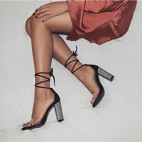 Mujer Sandalias Sandalias con cordones Sandalias con tiras Zapatos claros Sandalias brillantes Diario Verano Purpurina Tacón alto Puntera abierta Elegante Casual Sensual Purpurina PVC Cordones Color
Mujer Sandalias Sandalias con cordones Sandalias con tiras Zapatos claros Sandalias brillantes Diario Verano Purpurina Tacón alto Puntera abierta Elegante Casual Sensual Purpurina PVC Cordones Color