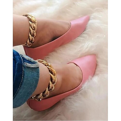 Women's Flats Dress Shoes Plus Size Flat Heel Pointed Toe Basic PU Loafer Solid Colored Black Rosy Pink
Women's Flats Dress Shoes Plus Size Flat Heel Pointed Toe Basic PU Loafer Solid Colored Black Rosy Pink