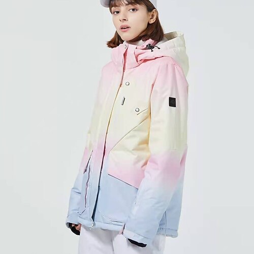 Women's Ski Jacket Snow Jacket Outdoor Winter Thermal Warm Waterproof Windproof Breathable Hooded Winter Jacket Top for Snowboarding Ski Mountain
Women's Ski Jacket Snow Jacket Outdoor Winter Thermal Warm Waterproof Windproof Breathable Hooded Winter Jacket Top for Snowboarding Ski Mountain