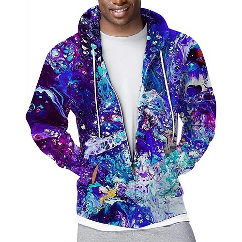 Men's Hoodie Zip Hoodie Sweatshirt Full Zip Hoodie Blue Hooded Graphic Graffiti Sports & Outdoor Casual Daily 3D Print Streetwear Casual Spring & Fall Clothing Apparel Hoodies Sweatshirts Long
Men's Hoodie Zip Hoodie Sweatshirt Full Zip Hoodie Blue Hooded Graphic Graffiti Sports & Outdoor Casual Daily 3D Print Streetwear Casual Spring & Fall Clothing Apparel Hoodies Sweatshirts Long
