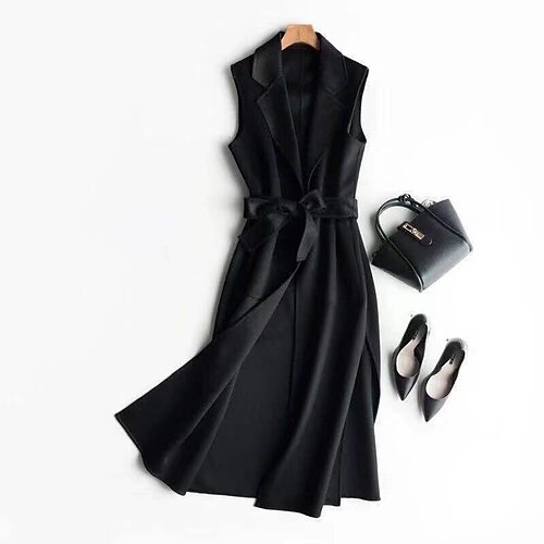 Women's Vest Daily Work Fall Winter Long Coat Regular Fit Thermal Warm Breathable Casual Jacket Sleeveless Solid Color Pocket caramel colour Black Blue
Women's Vest Daily Work Fall Winter Long Coat Regular Fit Thermal Warm Breathable Casual Jacket Sleeveless Solid Color Pocket caramel colour Black Blue