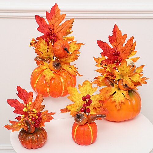 Artificial Pumpkins for Fall Halloween Thanksgiving Decorating Embellishing and Displaying 1632/1623/1522cm
Artificial Pumpkins for Fall Halloween Thanksgiving Decorating Embellishing and Displaying 1632/1623/1522cm