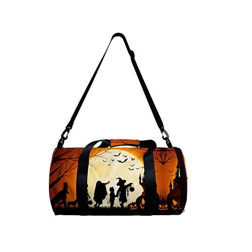 Unisex Bags Polyester Duffle Bag Zipper 3D Print Halloween 3D Halloween Daily Outdoor Orange
Unisex Bags Polyester Duffle Bag Zipper 3D Print Halloween 3D Halloween Daily Outdoor Orange