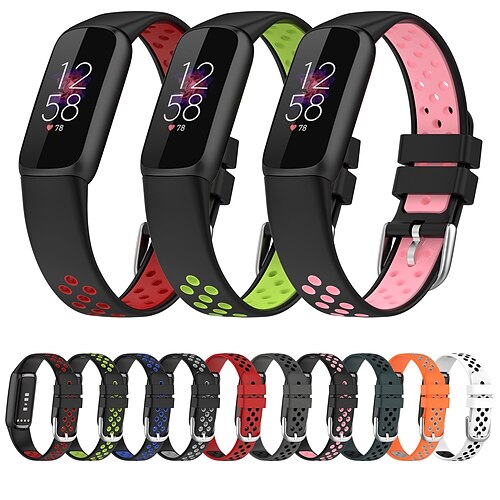 Smart Watch Band for Fitbit Luxe Silicone Smartwatch Strap Soft Breathable Sport Band Replacement Wristband
Smart Watch Band for Fitbit Luxe Silicone Smartwatch Strap Soft Breathable Sport Band Replacement Wristband