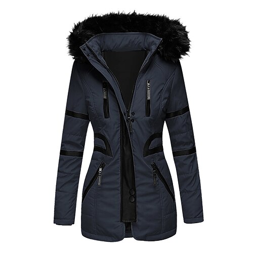 Women's Plus Size Fleece Jacket Winter Fur Trim Pocket Plain Outdoor Causal Long Sleeve Stand Collar Regular Fall Green Black Yellow L XL XXL 3XL / Parka
Women's Plus Size Fleece Jacket Winter Fur Trim Pocket Plain Outdoor Causal Long Sleeve Stand Collar Regular Fall Green Black Yellow L XL XXL 3XL / Parka