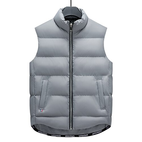Men's Hiking Vest Quilted Puffer Vest Down Vest Down Winter Outdoor Thermal Warm Windproof Lightweight Breathable Winter Jacket Trench Coat Top Skiing Fishing Climbing Grey khaki Black
Men's Hiking Vest Quilted Puffer Vest Down Vest Down Winter Outdoor Thermal Warm Windproof Lightweight Breathable Winter Jacket Trench Coat Top Skiing Fishing Climbing Grey khaki Black