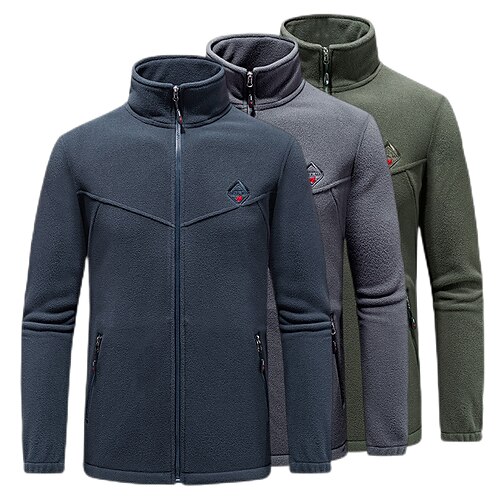 Men's Hiking Windbreaker Hiking Fleece Jacket Winter Outdoor Thermal Warm Windproof Fleece Lining Lightweight Winter Fleece Jacket Trench Coat Top Skiing Fishing Climbing Dark Gray Army Green Dark
Men's Hiking Windbreaker Hiking Fleece Jacket Winter Outdoor Thermal Warm Windproof Fleece Lining Lightweight Winter Fleece Jacket Trench Coat Top Skiing Fishing Climbing Dark Gray Army Green Dark