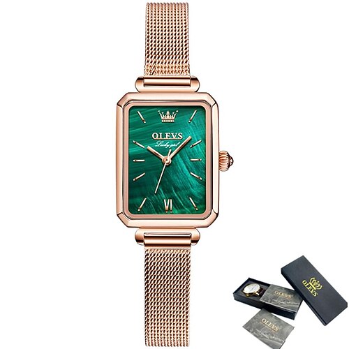 OLEVS Quartz Watches for Women's Women Analog Quartz Stylish Fashion Vintage Water Resistant / Waterproof Large Dial Metal PU Leather
OLEVS Quartz Watches for Women's Women Analog Quartz Stylish Fashion Vintage Water Resistant / Waterproof Large Dial Metal PU Leather