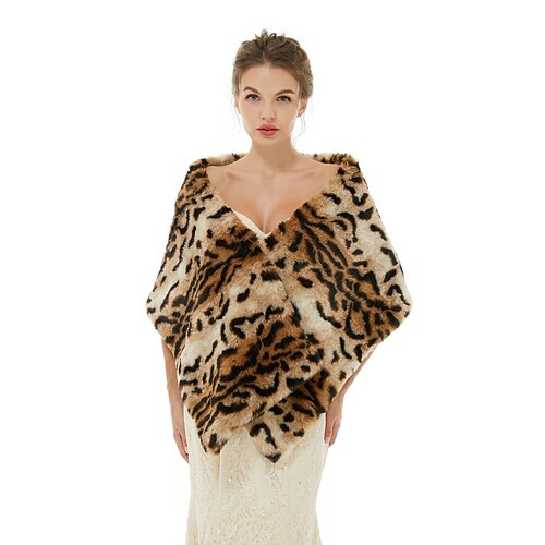 Ärmellos Schals Kunstpelz Hochzeit / Party / Abend Wickeltücher für Frauen Mit Leopard / Einfarbig
Ärmellos Schals Kunstpelz Hochzeit / Party / Abend Wickeltücher für Frauen Mit Leopard / Einfarbig