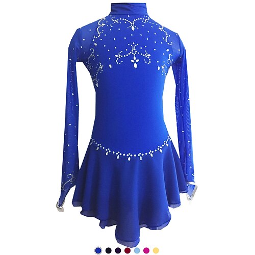 Figure Skating Dress Women's Girls' Ice Skating Dress Outfits Dark Purple Dark Red Fuchsia Elastane Outdoor clothing Practice Competition Skating Wear Handmade Classic Long Sleeve Ice Skating Figure
Figure Skating Dress Women's Girls' Ice Skating Dress Outfits Dark Purple Dark Red Fuchsia Elastane Outdoor clothing Practice Competition Skating Wear Handmade Classic Long Sleeve Ice Skating Figure