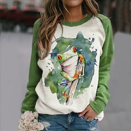 Women's Sweatshirt Pullover Basic Streetwear Green Casual Long Sleeve S M L XL XXL 3XL
Women's Sweatshirt Pullover Basic Streetwear Green Casual Long Sleeve S M L XL XXL 3XL