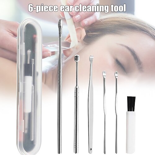 6 pezzi kit per la rimozione del cerume kit per la rimozione dell'orecchio set di strumenti per la pulizia dell'orecchio curette per l'orecchio scatola di immagazzinaggio dello strumento per la
6 pezzi kit per la rimozione del cerume kit per la rimozione dell'orecchio set di strumenti per la pulizia dell'orecchio curette per l'orecchio scatola di immagazzinaggio dello strumento per la