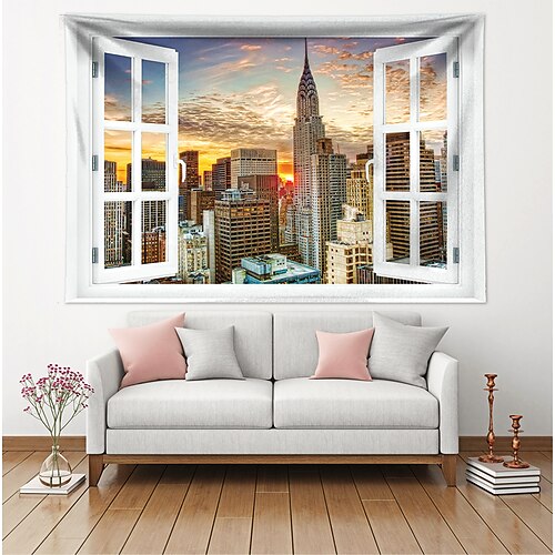 finta finestra vista città grande arazzo da parete art decor coperta tenda da appendere casa camera da letto soggiorno decorazione poliestere
finta finestra vista città grande arazzo da parete art decor coperta tenda da appendere casa camera da letto soggiorno decorazione poliestere
