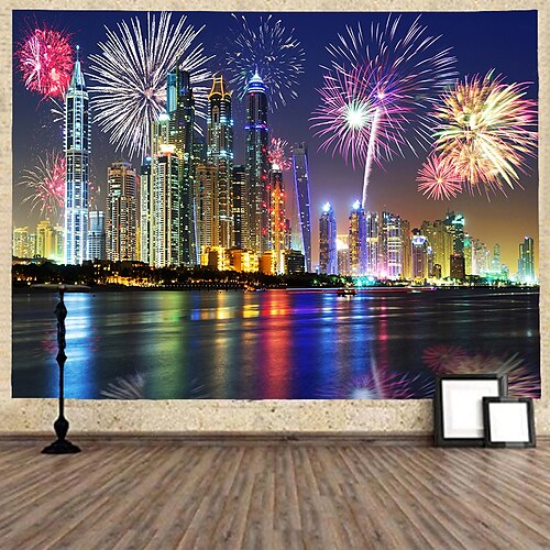 Happy New Year Holiday Party Wall Tapestry Photography Background Art Decor Blanket Hanging Home Bedroom Living Room Decoration Tree Snowman Elk Snowflake Candle Gift Fireplace
Happy New Year Holiday Party Wall Tapestry Photography Background Art Decor Blanket Hanging Home Bedroom Living Room Decoration Tree Snowman Elk Snowflake Candle Gift Fireplace