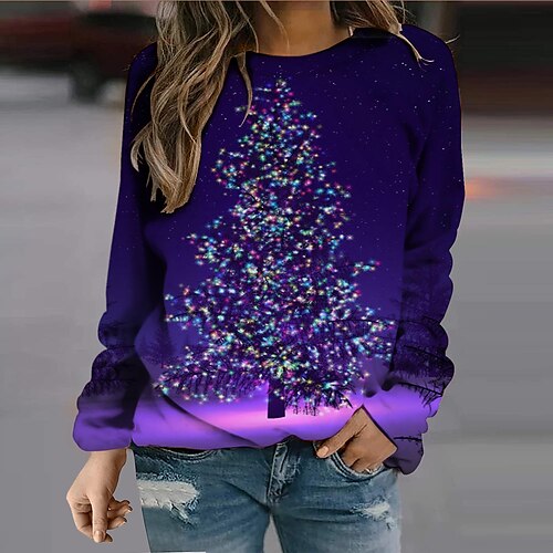 Weihnachts-Sweatshirt Damen Sweatshirt Pullover Zur Seite fahren Graphic Weihnachtsbaum Rentier Strassenmode Weihnachten Bedruckt Kastanienbraun Denim Blue Weiß Weihnachts Geschenke Weihnachten
Weihnachts-Sweatshirt Damen Sweatshirt Pullover Zur Seite fahren Graphic Weihnachtsbaum Rentier Strassenmode Weihnachten Bedruckt Kastanienbraun Denim Blue Weiß Weihnachts Geschenke Weihnachten