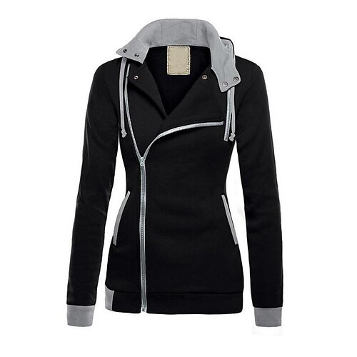 Women's Hoodie Jacket Warm Breathable Street Daily Pocket Full Zip Zipper Hoodie Casual Plain Regular Fit Outerwear Long Sleeve Fall Black Blue Wine S M L XL XXL 3XL
Women's Hoodie Jacket Warm Breathable Street Daily Pocket Full Zip Zipper Hoodie Casual Plain Regular Fit Outerwear Long Sleeve Fall Black Blue Wine S M L XL XXL 3XL