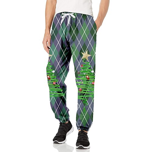 Men's Christmas Pants Sweatpants Pants Trousers Elastic Drawstring Design Print Christmas Breathable Sports Full Length Casual Daily Fashion Casual Gray Green Micro-elastic
Men's Christmas Pants Sweatpants Pants Trousers Elastic Drawstring Design Print Christmas Breathable Sports Full Length Casual Daily Fashion Casual Gray Green Micro-elastic